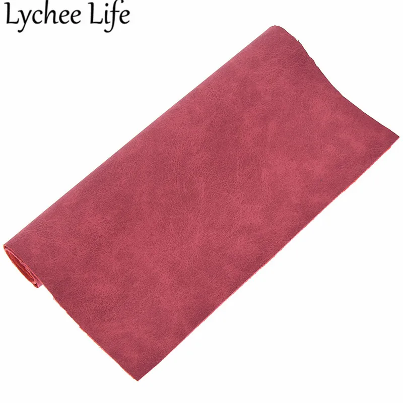 6 Lychee Life A4 искусственная замша кожа ткань красочные 21x29 см Ткань современная домашняя одежда текстиль принадлежности для шитья товары - Цвет: 6