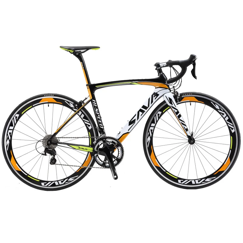 SAVA шоссейный велосипед карбоновый 700C с Shimano Tiagra 4700 20 скоростей velo de route|700c road bike|speed