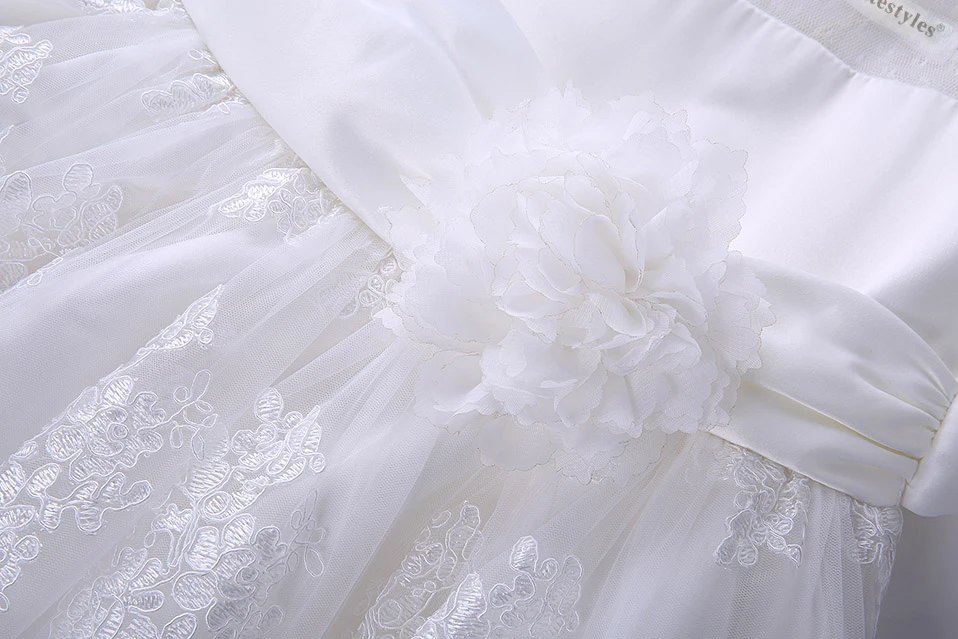 Милые элегантные белые платья для девочек на свадьбу и вечеринки лето 2020 детские