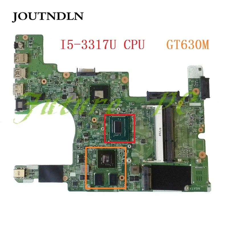 JOUTNDLN для DELL INSPIRION 15Z 5523 DMB50 материнская плата ноутбука FFKXX 0FFKXX MB 11307-1 W/I5-3317U CPU и GT630M GPU