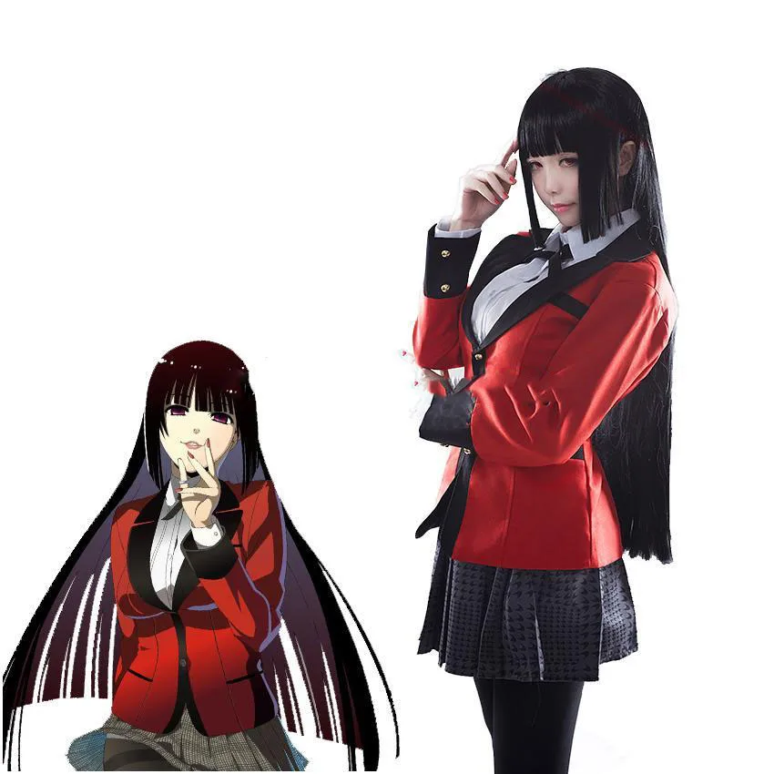 Костюм для косплея юмэко джабами из аниме Kakegurui униформа японской школьницы