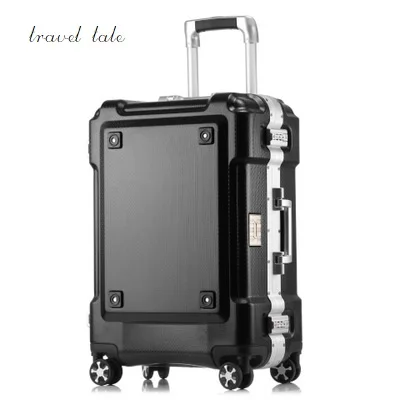 Чемодан дорожный из песчано песчаного алюминия 20/24/26/28 дюймов|brand suitcase|quality