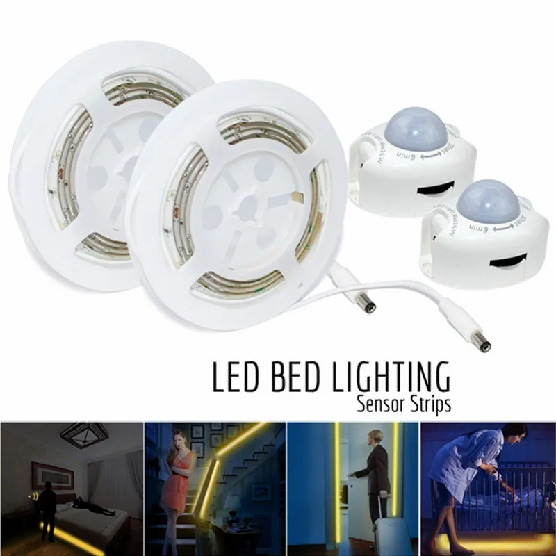 Кровать под светом с датчиком движения автоматический датчик переключатель