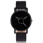 Vansvar модные простые женские повседневные часы с кожаным ремешком женские часы браслет часы кварцевые наручные часы Montre Femme Reloj # D