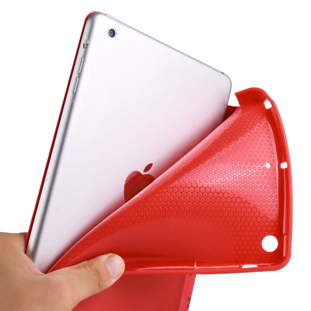 Мягкий чехол QUWIND с держателем для iPad Mini 1234 234 2017 2018 Air 1 2 Pro 9 7 10 5|Чехлы планшетов и