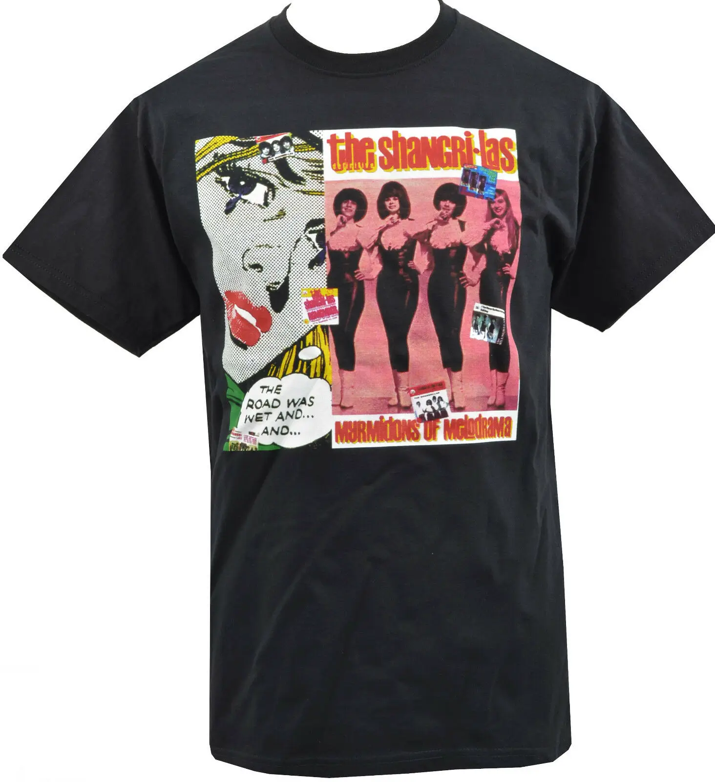Мужская черная футболка SHANGRI LAS MYRMIDONS LEADER OF PACK лента для девушки 60 s 5XL хип хоп