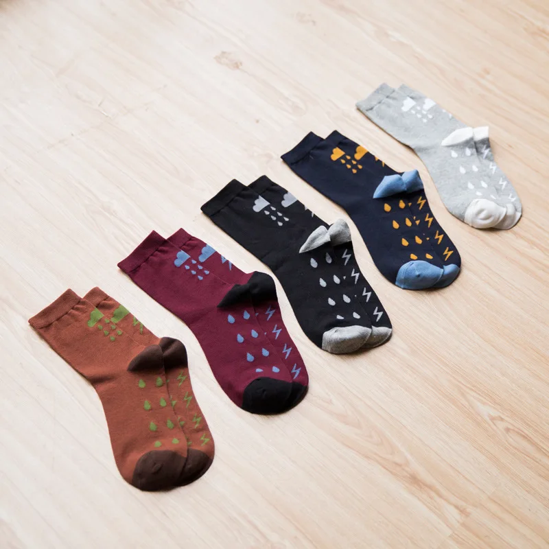 10 Пар/лот 2015 новые мужские носки оптом творческий зимней погоды|socks skiing|socks walksock