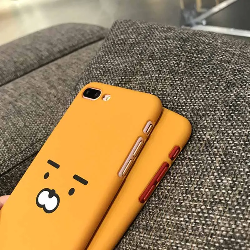 JiBan Корея супер прекрасный мультфильм Ryan bear lion жесткий пластиковый телефон чехол