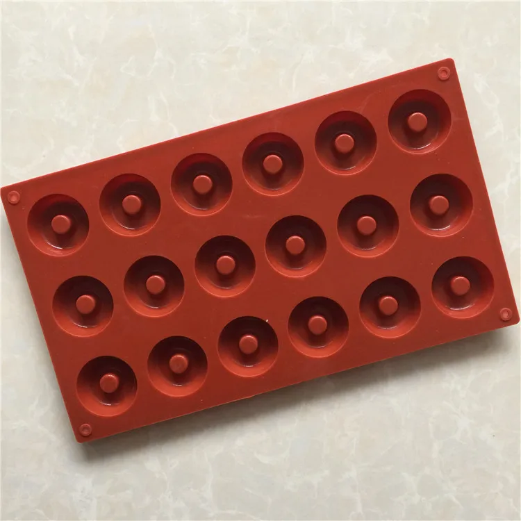 Силиконовая форма для мини-пончика 18 полости чашки маффинов выпечки тортов