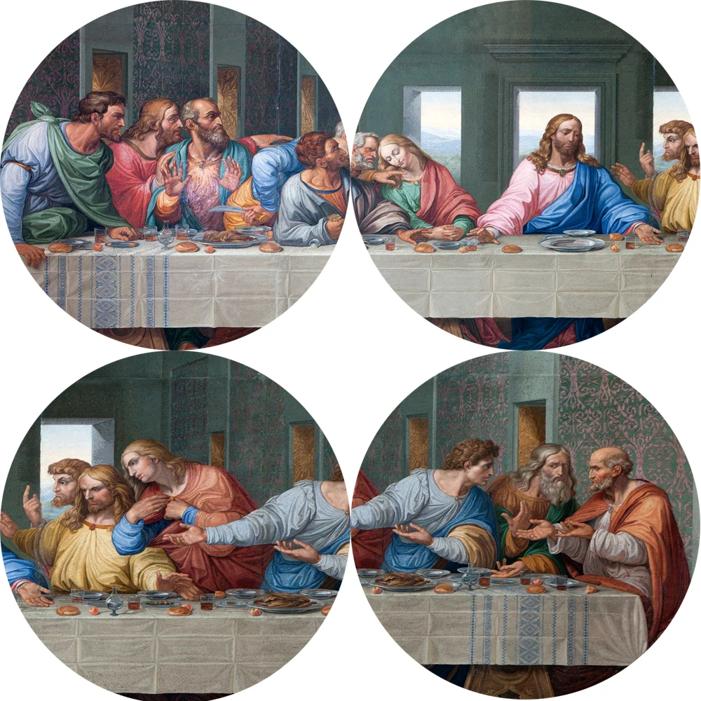 Картины на холсте Last Supper репродукции классические настенные картины от да Винчи