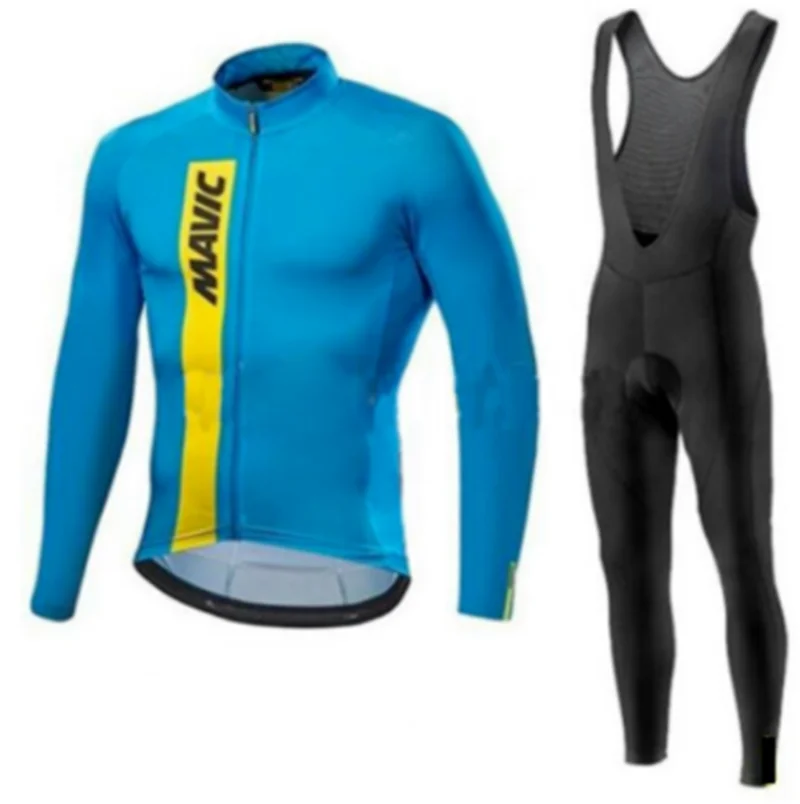 2018 mavic Pro Team с длинным рукавом осень трикотаж Ropa Ciclismo uniformes дышащий MTB Велосипедный