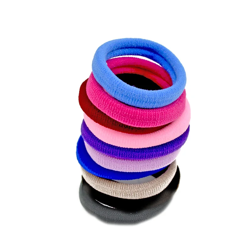 

Lots 100 Pcs 4CM Hair Ties Accessories Scrunchy Elastic Bands Girls Decorations Headdress Acessorios Gum