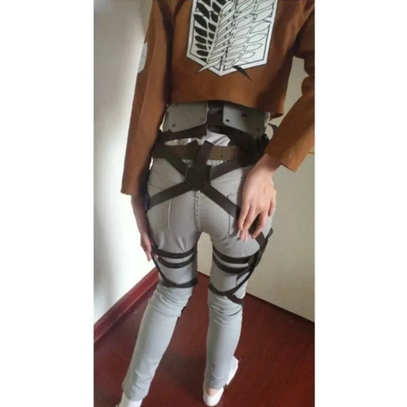 Аниме Косплей атака на Титанов Shingeki No Kyojin Recon Corps жгут ремень Hookshot костюм Хэллоуин вечерние регулируемые ремни