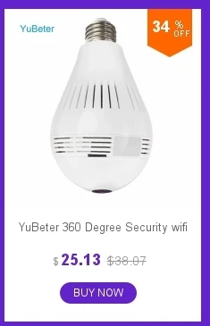 YuBeter, 960 p, 1080 P, 360, wifi камера, лампа, панорамная лампа, IP CCTV, видеонаблюдение, рыбий глаз, HD, ночное видение, двухстороннее аудио