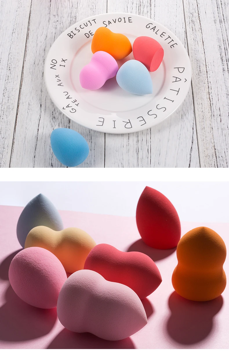 5Pcs Makeup Sponge Professional Cosmetic Puff Set For Foundation Concealer Cream Make Up Blender Soft Water Sponge Wholesale