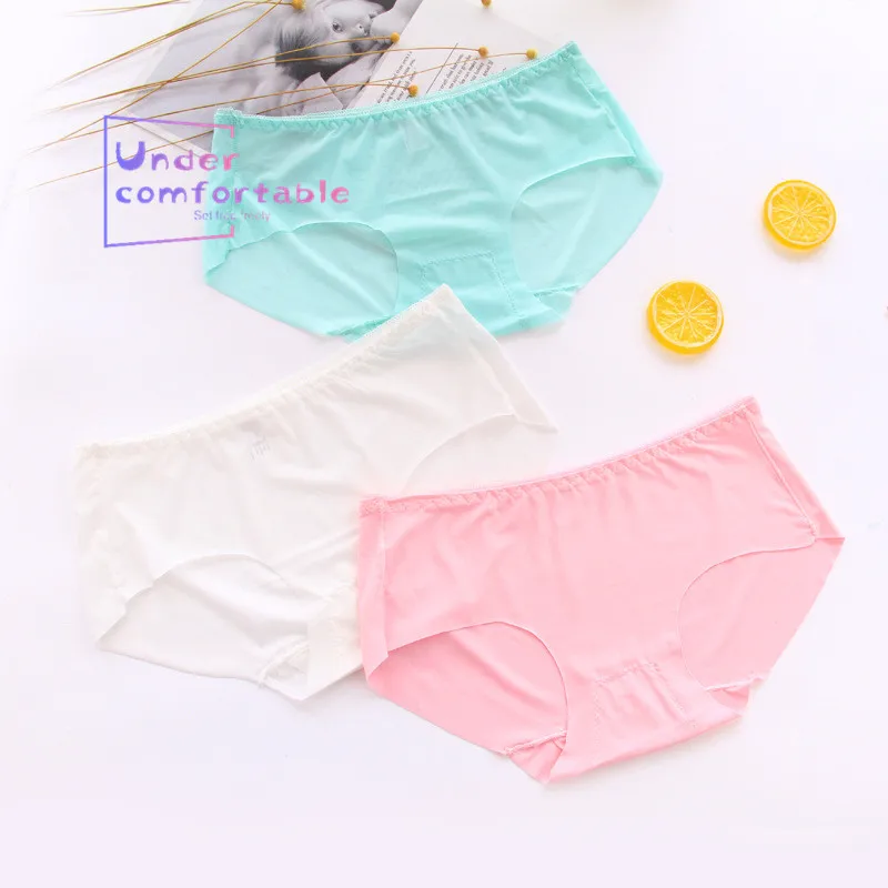 Летнее шелковое прохладное незаметное гладкое женское нижнее белье женские