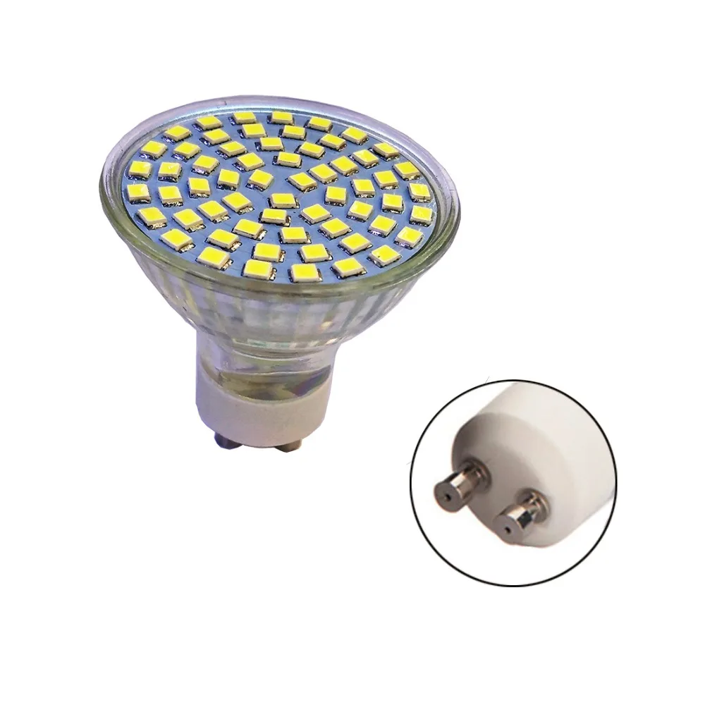 GU10 Светодиодная лампа 7 Вт AC220V GU5.3 светодиодный прожектор теплый/холодный белый