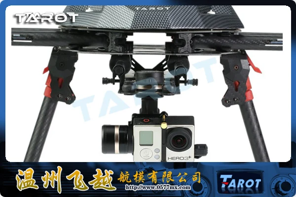 Таро TL3T01 3Aixs Бесщеточный Gimbal для DIY RC Drone с камерой Gopro HERO3 HERO4 Спортивная камера