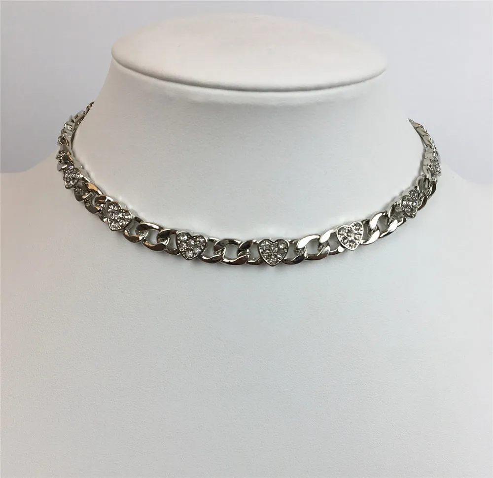 Новый хит продаж! Женское колье-чокер в форме сердца высококачественное