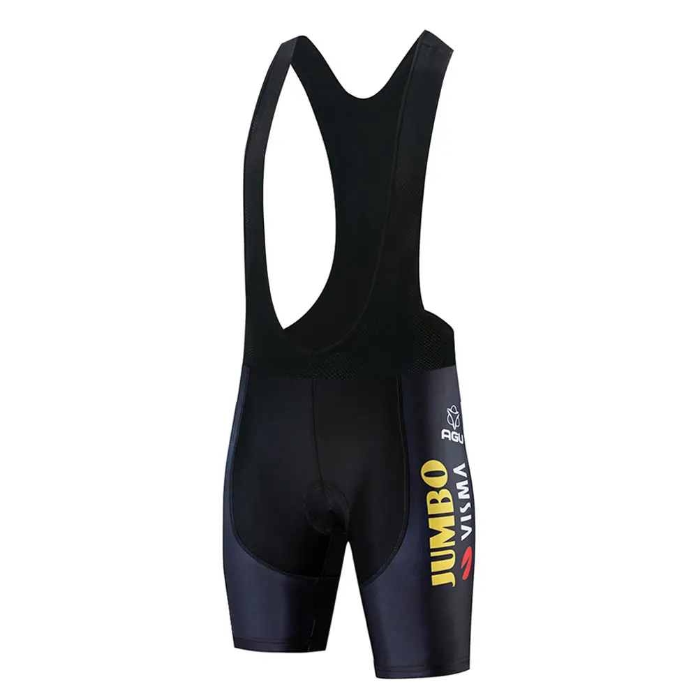 black-bib-shorts Moxilyn Pro Team JUMBO VISMA Велоспорт Джерси 9D набор велошорт Ropa Maillot велосипедная одежда для мужчин MTB Горный комплект для велосипеда - Цвет: black-bib-shorts
