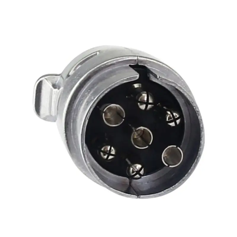 Прочный 7 пин из алюминиевого сплава штекер прицеп грузовик для буксировки