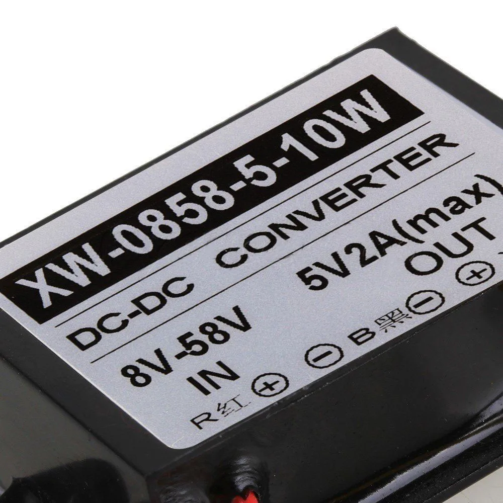 Автомобильный преобразователь напряжения 8-58 В постоянного тока 5 2 А 10 Вт для