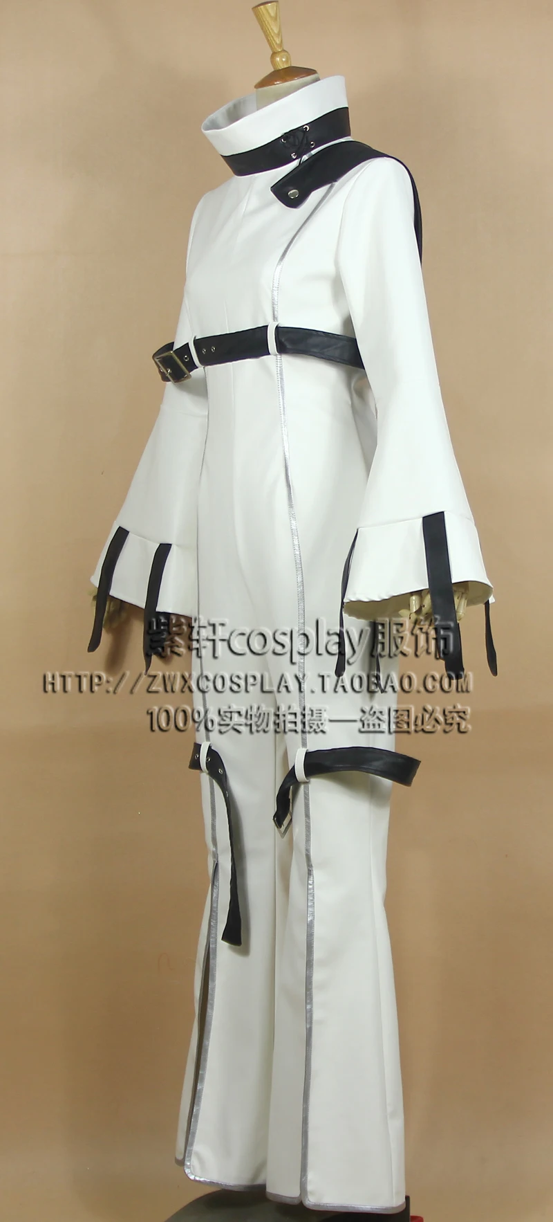 Костюм для косплея из японского аниме Geass: Hangyaku no Lelouch белый комбинезон в полоску