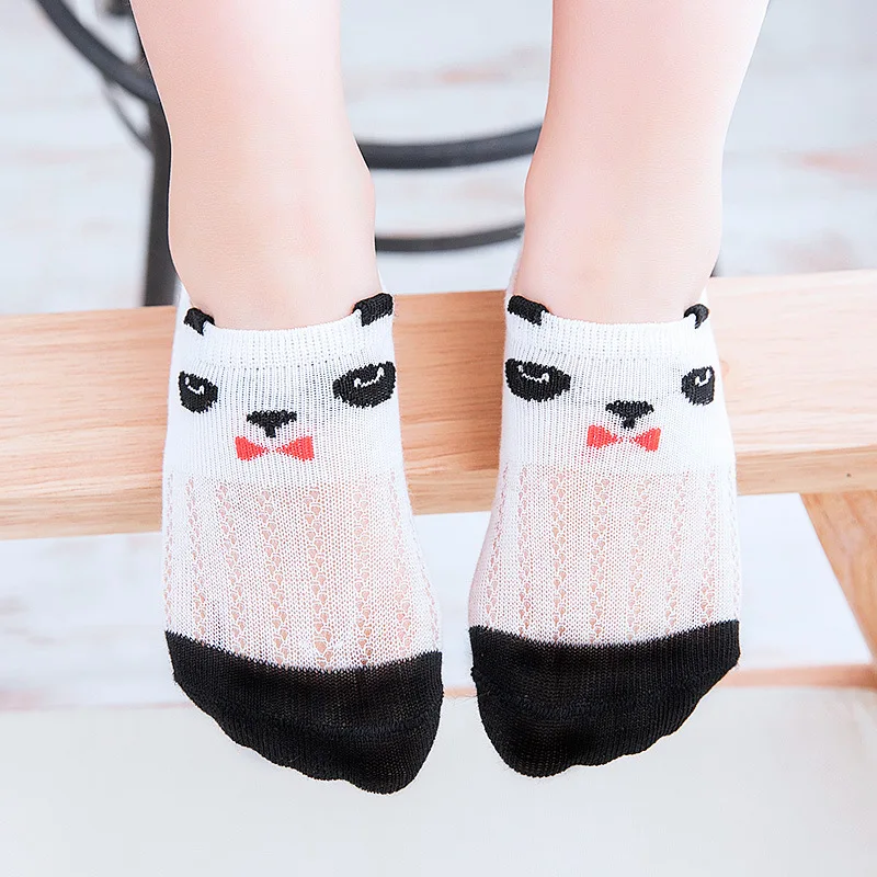 Распродажа! 5 пар/лот летние Детские носки для младенцев сократить сетчатые