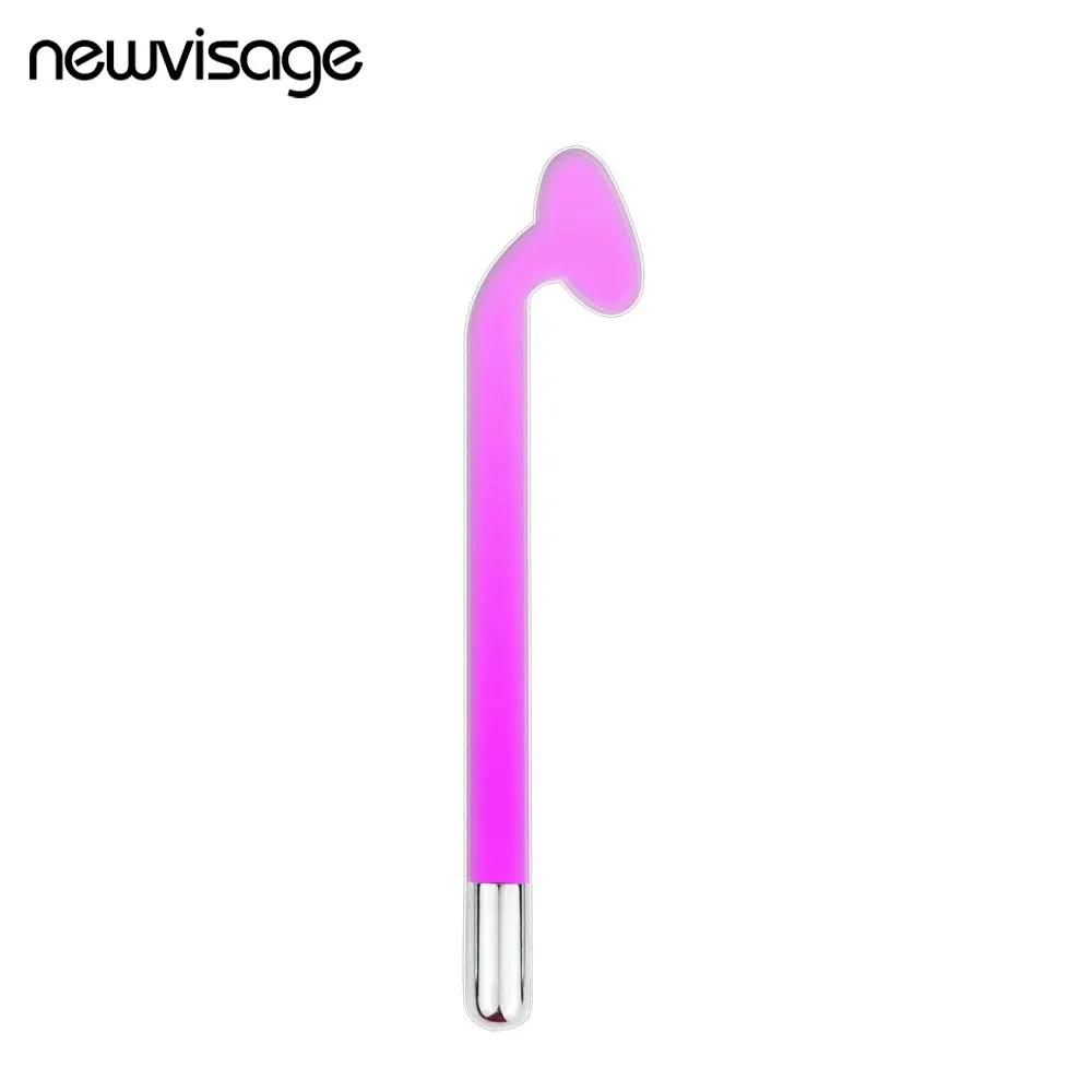 

1pc Mushroom High Frequency Electrode Neon Argon Gas Violet Ray Face Massage Wand for Facia Acne Treatment Skin Wrinkle Remover