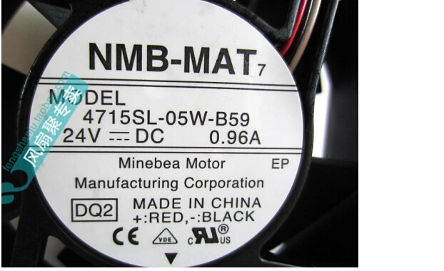 

New original NMB 12cm12038 24V 0.96A 4715SL-05W-B59 120X120X38MM converter cooling fan