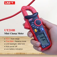 uni t ut210b mini clamp meter ac voltmeter true rms data hold auto range digital multimeter with ncv backlight display