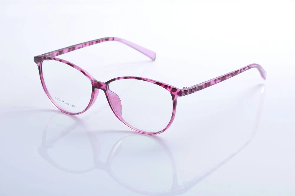 Новые стильные ретро овальные очки оправа прозрачные линзы леопардовые TR90