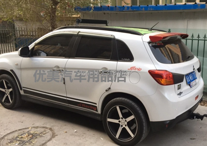 Спойлер для Mitsubishi ASX 2014 2017 АБС пластик задний спойлер на крыло крышу багажник