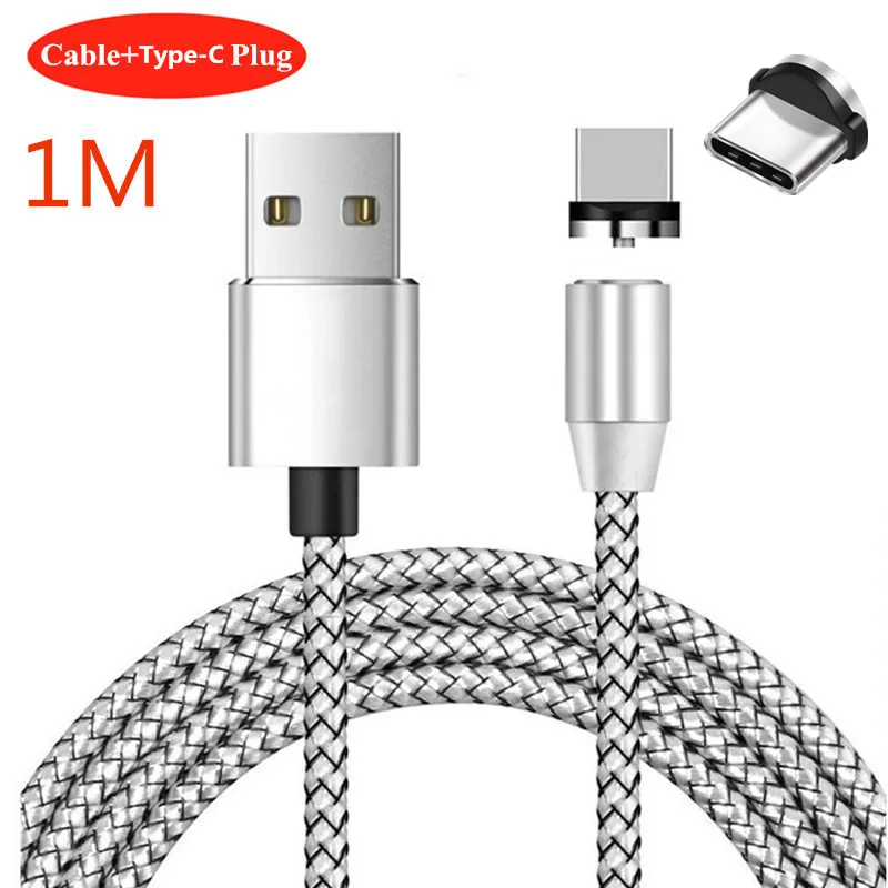 Type-C Plug Cable Магнитный зарядный кабель Micro type-C для huawei P10 Lite P30 Pro P20 P Smart Y6 Y7 Y9 mate 20 X Honor 8A 8C 10i 20i - Цвет: Type-C Plug Cable