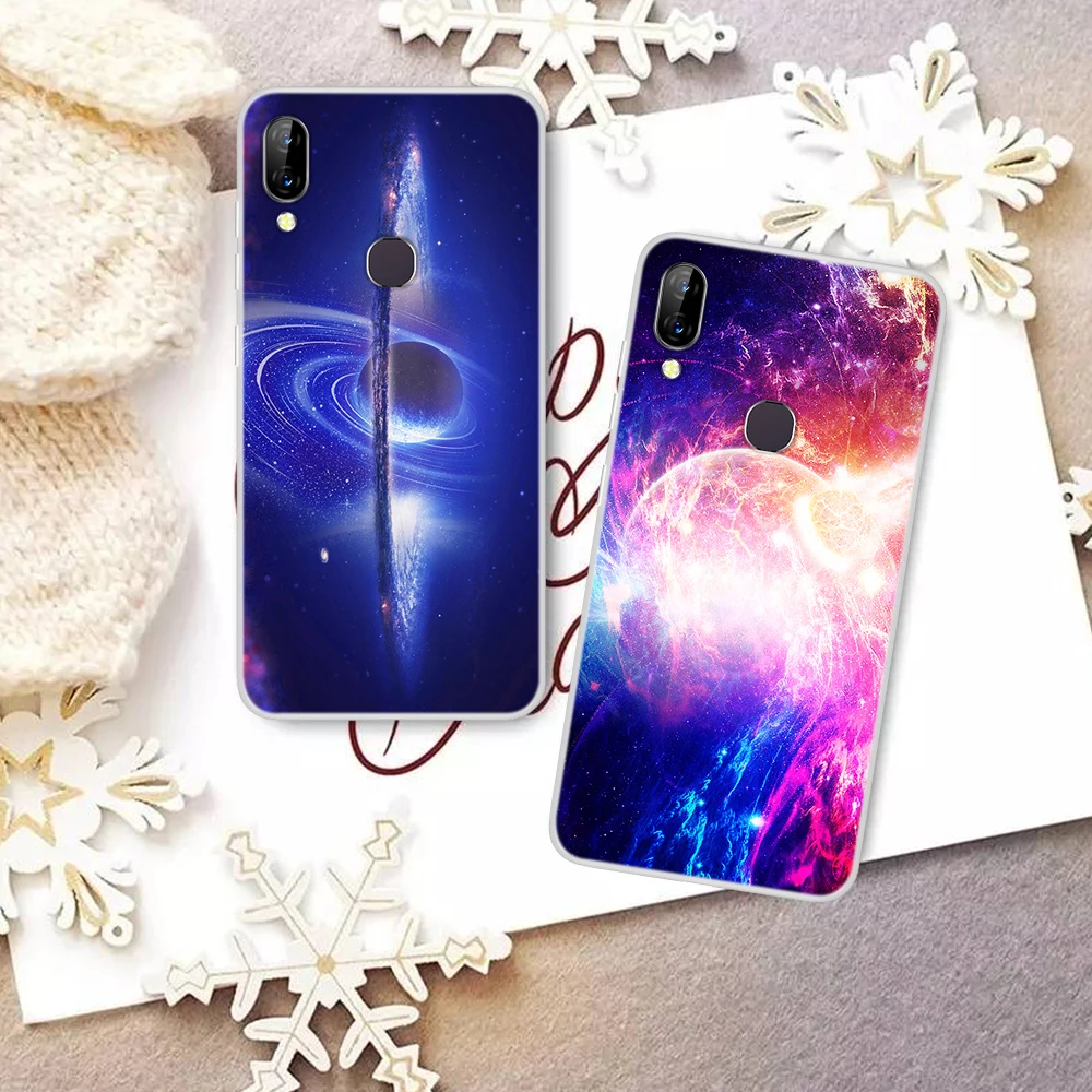 Чехол для Lenovo S5 Pro 2019 новый модный космический Мягкий ТПУ силиконовый чехол pro L58041