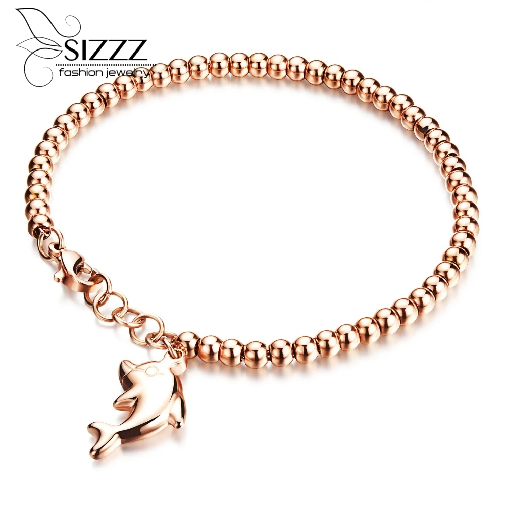 Женские браслеты из нержавеющей стали маленькие звенья на цепочке|women bracelet|women