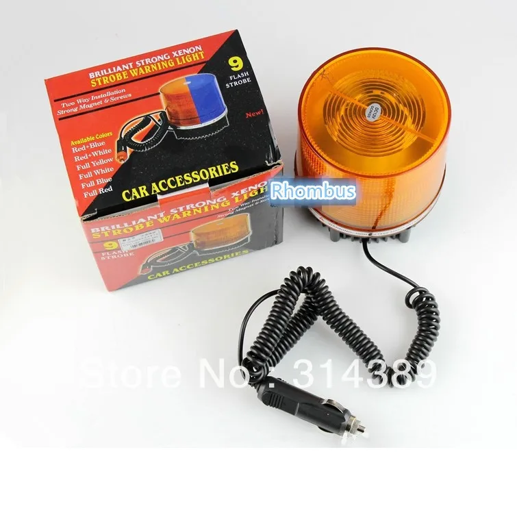 

DC12V 20W High power Magnetic Mounted Warning flash beacon/Strobe Emergency light
