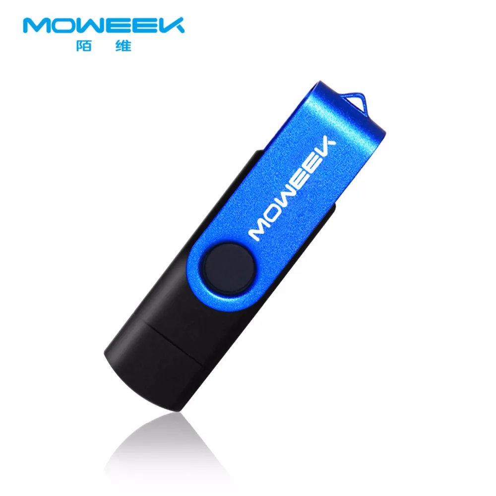 Moweek 16 Гб 6 шт./упак. разноцветные OTG USB флеш накопитель Флешка usb Внешняя память|memory