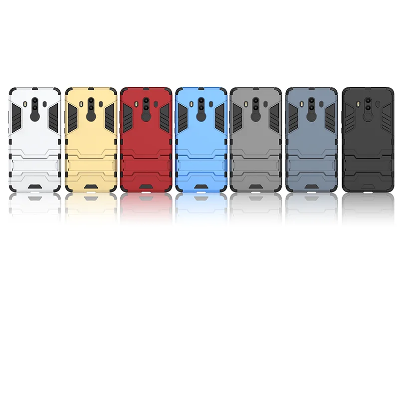 YueTuo luxury original armor case for huawei mate 10 lite pro MATE10 maimang 6 plastic hybrid shockproof phone tpu back cover |
