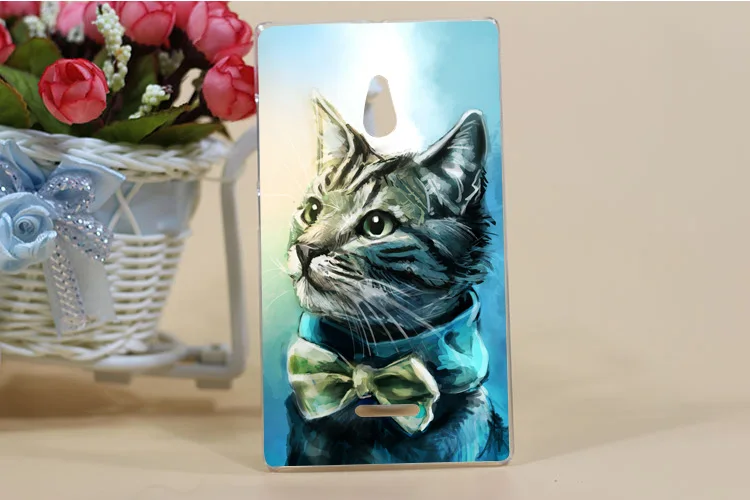 Новое поступление Модный чехол с рисунком для Nokia XL две Sim карты жесткие