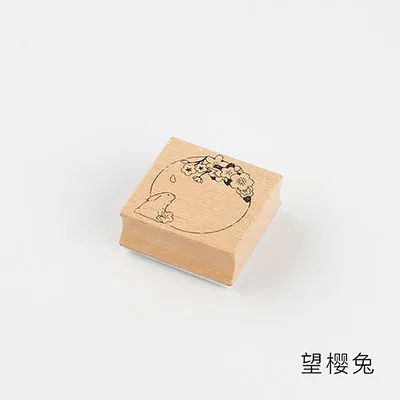 A8 Серия Cherry blossom Деревянный штамп DIY Ремесло Деревянные и резиновые штампы для скрапбукинга канцелярские товары Скрапбукинг Стандартный штамп - Цвет: A8