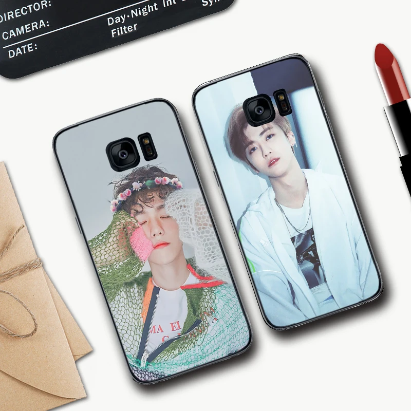 Coreano guapo chico NCT силиконовый чехол для Samsung S6 край S7 S8 плюс S9 S10 S10e M10 M20 M30 M40|Бамперы| |
