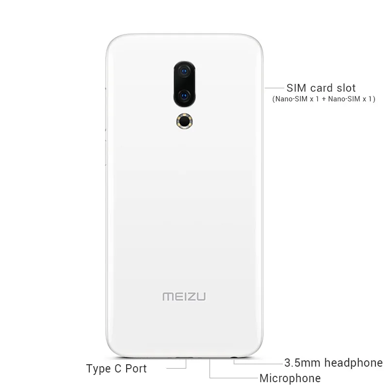 Официальная глобальная версия Meizu 16, 6 ГБ ОЗУ, 64 Гб ПЗУ, Восьмиядерный процессор Snapdragon 710, 6,0 дюймов, 2160x1080 P, передняя панель, МП, встроенный экран, отпечаток пальца