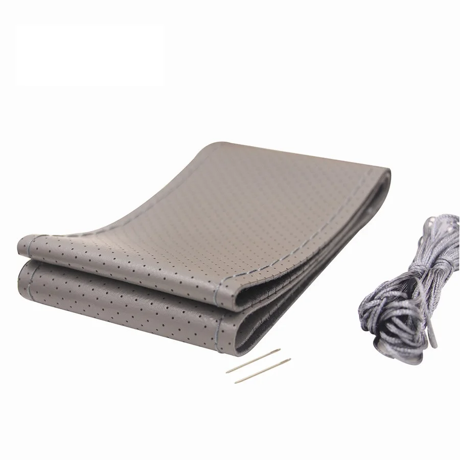 Чехол для руля 38 см чехлы из натуральной кожи BENZ AUDI BMW SEAT FORD HONDA SUZUKI SUBARU VOLVO|leather