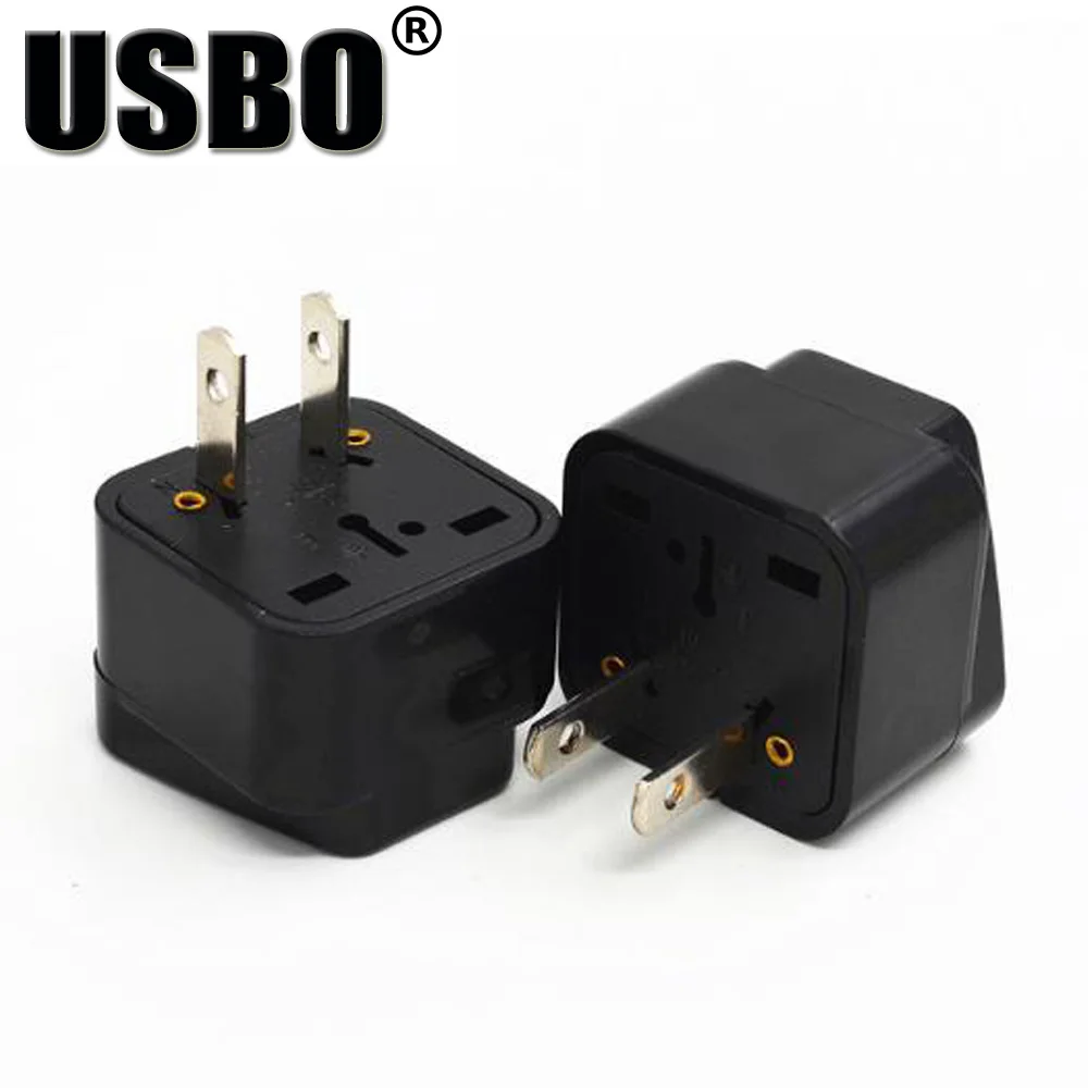 WD-6 US PLUG Черный Белый Универсальный электрический AC адаптер для розетки AU/UK/US/EU/Israel/Italy/Swiss штепсельный переходник под зарядное устройство конвертер с патроном - Цвет: WD-6 US PLUG