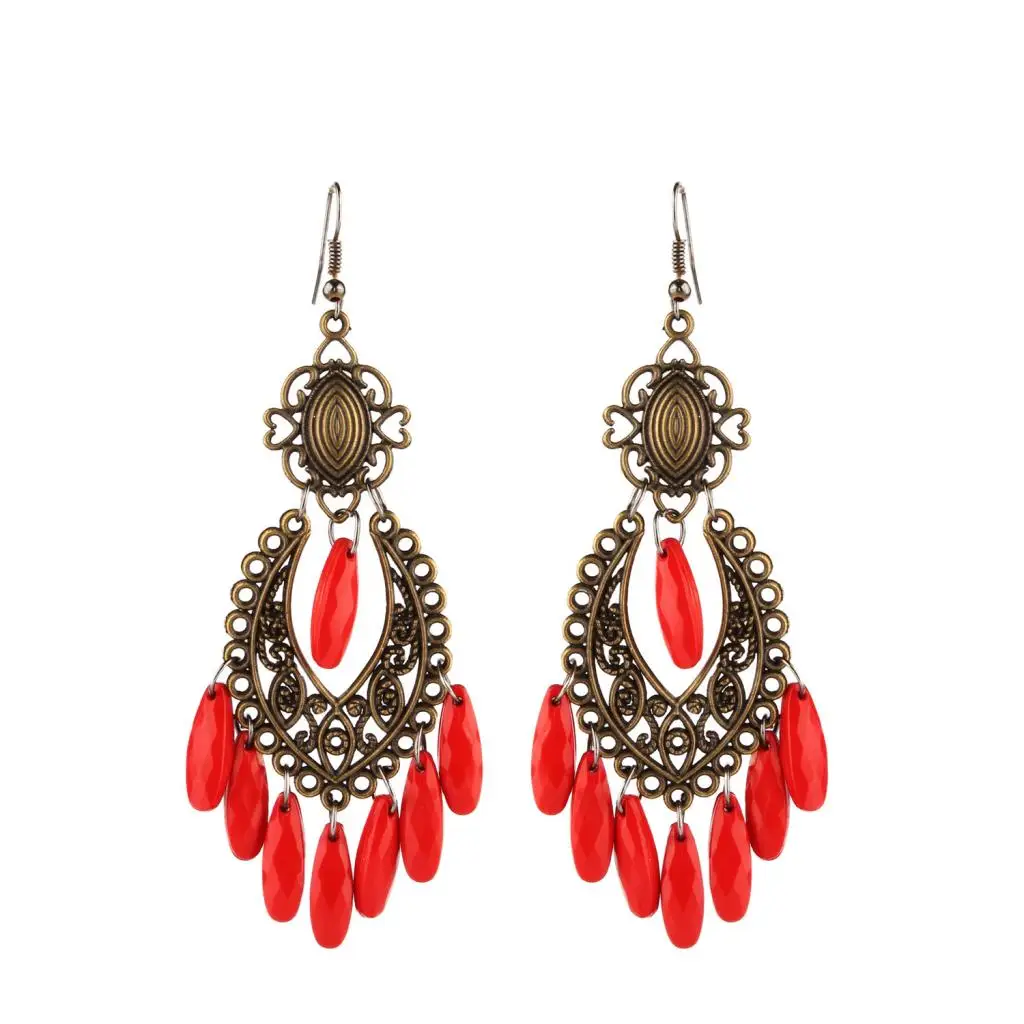 Женские серьги подвески Behomia в этническом стиле с длинной бахромой|earrings style|style