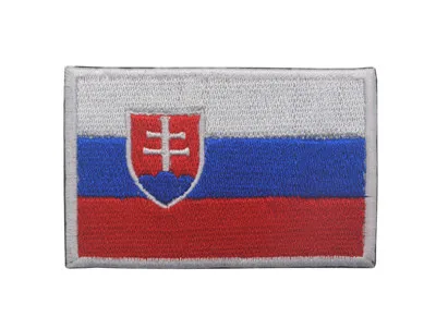 Slovakia 1 шт. Куба Словакия Колумбии Сербия Уругвай Нигерия Коста-образным вышивальным знаком заплатки флаг для одежды рюкзак пришить патч - Цвет: Slovakia