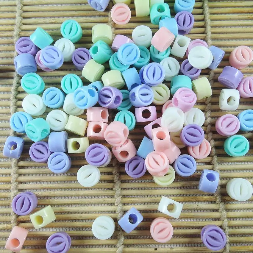 Акриловые бусины россыпью в форме губ 10 х10х7 мм отверстие: 4 разные цвета для