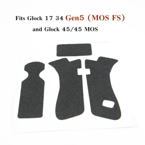 Gen 5 Резиновая текстурированная лента на заказ для Gen 1-5 Glock 17 18 24 31 34 35 37 пистолет рамка Клейкая ручка Нескользящая лента - Цвет: Gen 5