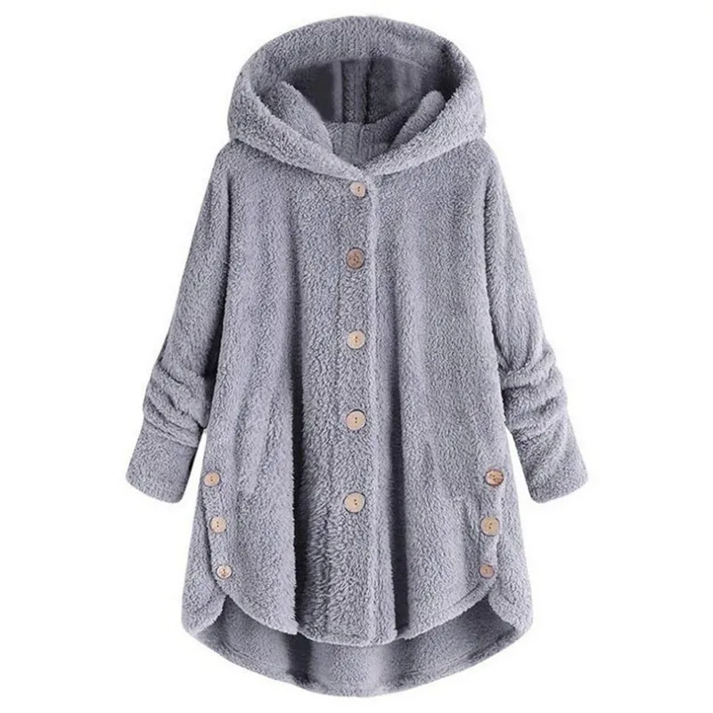 Женская куртка, Осень-зима, новая мода, меховое пальто размера плюс, 5XL, теплая пушистая куртка, пальто, свитер, верхняя одежда для женщин C65